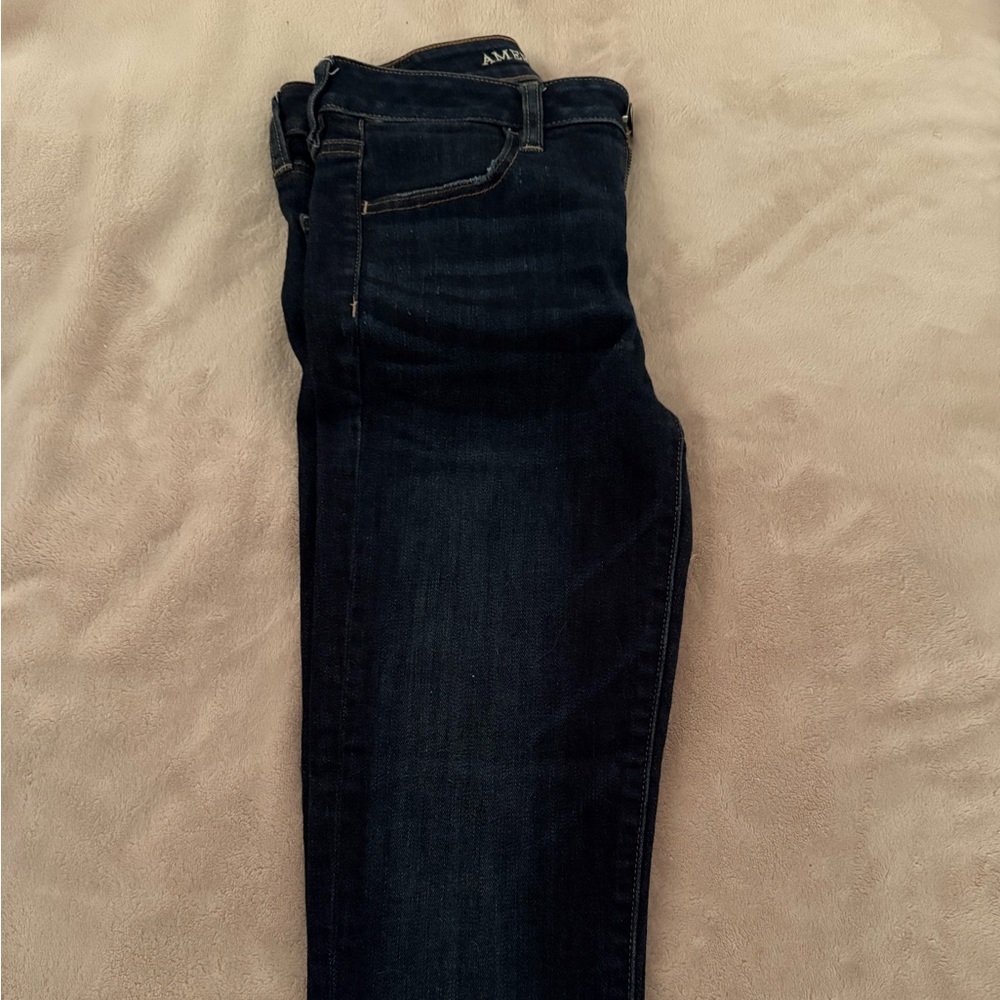 American Eagle Outfitters High Rise Jeans - Dark Blue